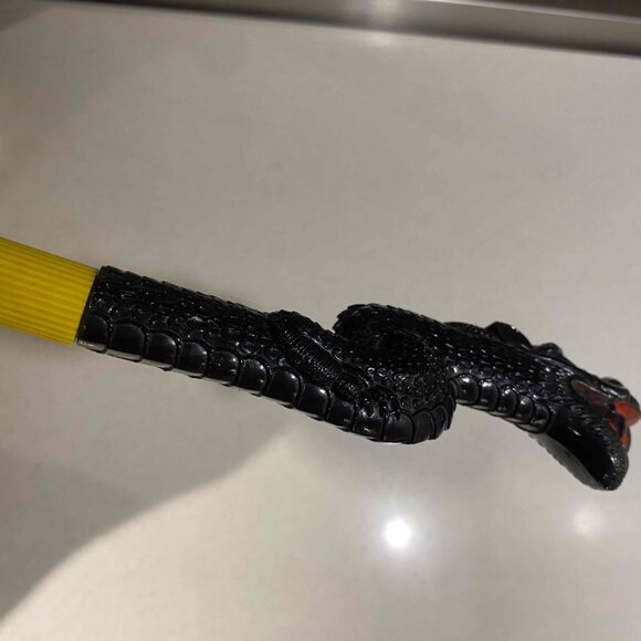 Vintage Made In Japan Black Dragon Head Shoe Horn - Picture 7 of 9